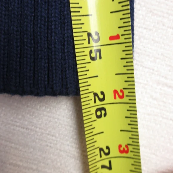 Lands' End Cable Knit Varsity Sweater Size 3X Cotton - Picture 14 of 15